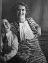 Elsie Lovelock with son Duncan