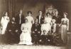 Charles & Elizabeth Arblaster with 11 children, photo 1915?